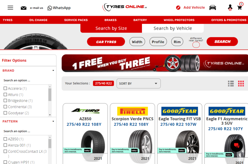 TYRES ONLINE