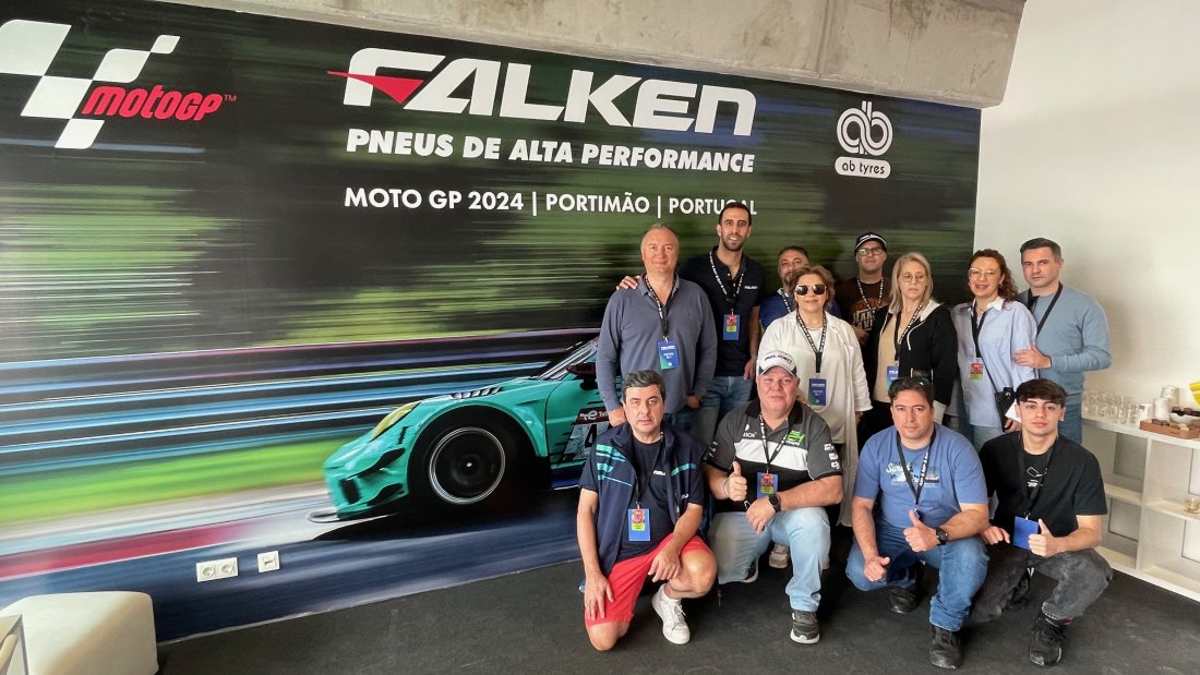 AB Tyres e Falken revelam experiência única proporcionada a clientes em pleno Moto GP